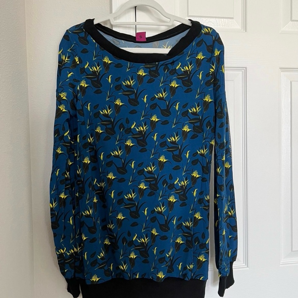 save the queen italy women top tunic sz small